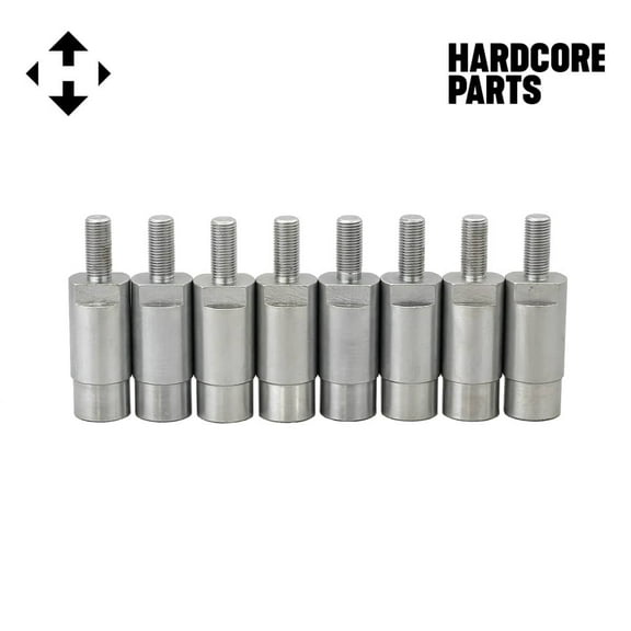 Set of 8 High Performance ATV Stud Wheel Spacers 2" Universally fits all ATV UTV with 3/8"-24 threads - Compatible with Polaris Sportsman