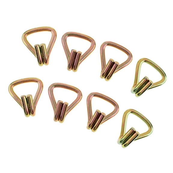 Set of 8 Hook For Webbing Ratchet Straps Strap Hooks