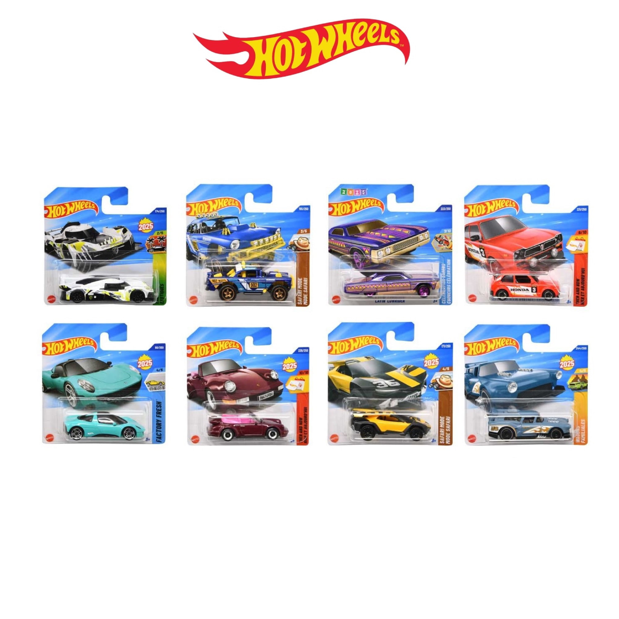 Set of 8 Hot Wheels 1:64 Scale Mystery Random Assortment - Walmart.com