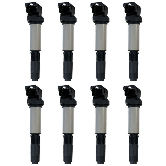 Set of 8 ISA Ignition Coils Compatible with 2002-2005 BMW 745li 4.4L V8 Replacement for UF522 C1404