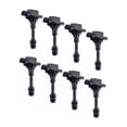 thumbnail image 1 of Set of 8 ISA Ignition Coils Compatible with 2004-2006 Nissan Titan Armada & Infiniti QX56 5.6L V8 Replacement for UF510, 1 of 5