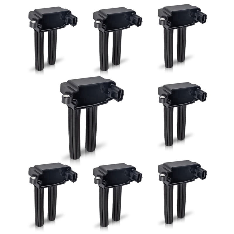 ISA Ignition Coils Pack Set of 8 For 5.7 V8 Dodge Ram 1500 2500 3500 Charger Durango Chrysler 300 Jeep Grand Cherokee 2009 2010 2011 2012 2013 2014 2015 Replacement for UF504