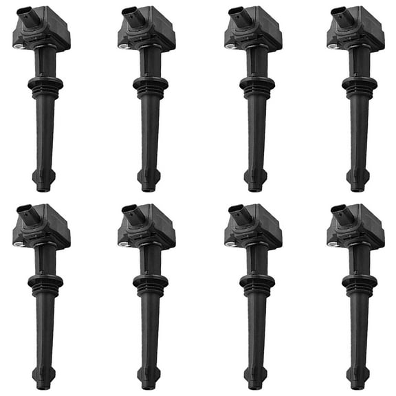 Set of 8 ISA Ignition Coils Compatible with 2010-2013 Land Rover LR4 Range Rover Sport 5.0L V8 Replacement for UF637
