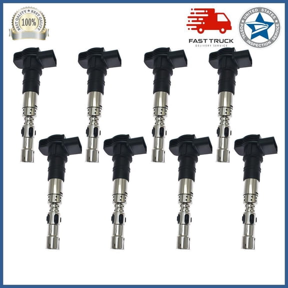 Set of 8 Ignition Coil 077905115AA for VW Phaeton Touarge 2004 2005 2006 4.2L V8