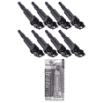 thumbnail image 1 of Set of 8 Ignition Coils and Permatex 22058 Dielectric Tune-Up Grease Compatible with 2010-2015 BMW 550i GT 4.4L V8 4395cc -ci Replacement for UF592, 1 of 1