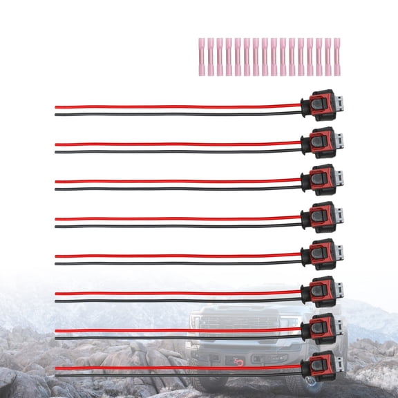 Set of 8 Injector Pigtail Harness Fit for 17-2023 Chevy GMC L5P 6.6L Duramax