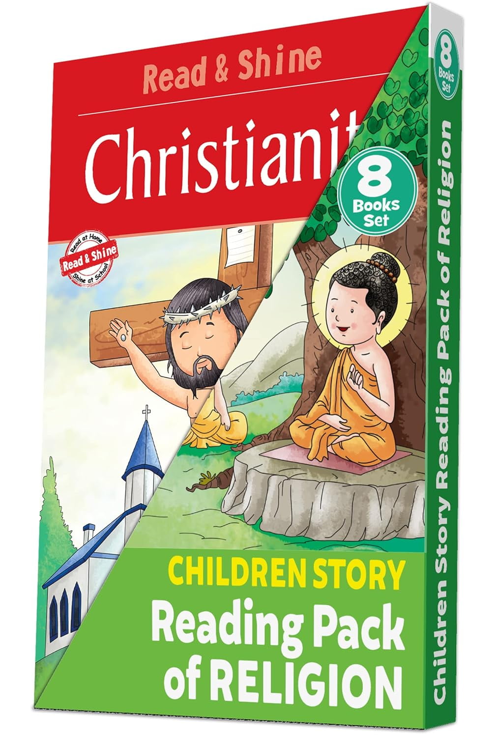 Set of 8 Reading Story Books about Religion for Children - Walmart.com