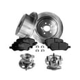 thumbnail image 1 of Set of 8 Rear 298mm Brake Disc Rotors-Ceramic Brake Pad Kit-Wheel Hub Bearing Assembly For 2009-2015 Toyota Venza, 1 of 10