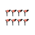 thumbnail image 1 of Set of 8 Red Ignition Coils Compatible with 2004-2004 Dodge Ram 2500 5.7L Replacement for UF378, 1 of 3