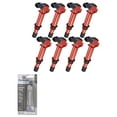 thumbnail image 1 of Set of 8 Red Ignition Coils and Tune-Up Grease Compatible with 2000-2001 Dodge Durango 4.7L V8 -cc 287ci Replacement for UF270, UF297, UF399, 1 of 4
