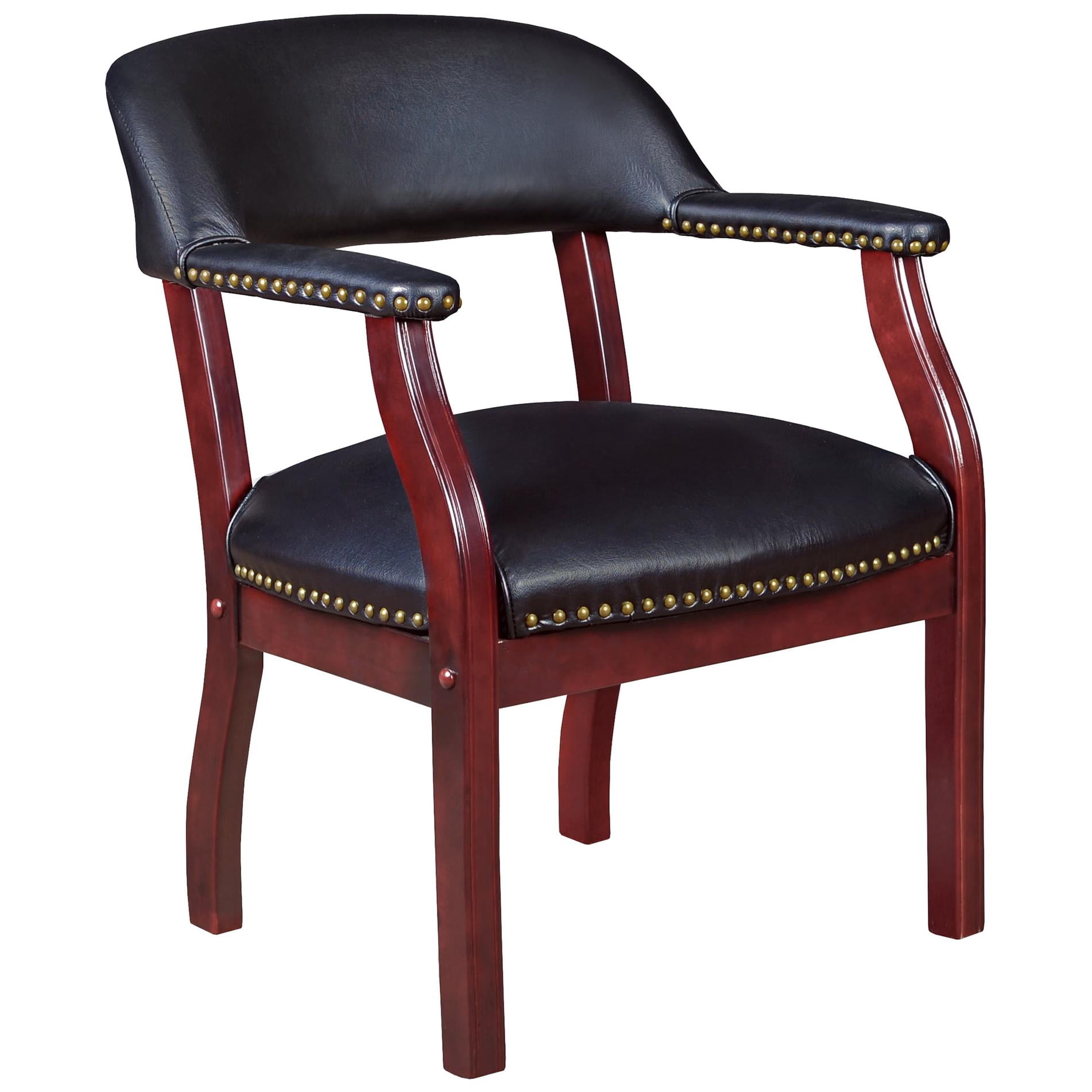 (Set of 8) Regency Ivy League Vinyl Captain Reception Waiting Room Chair