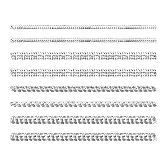 Set of 8 Rings Resizer Coil Wrap for Men and Women Flexible Rings Size Adjuster Jewelry Fitting Solution