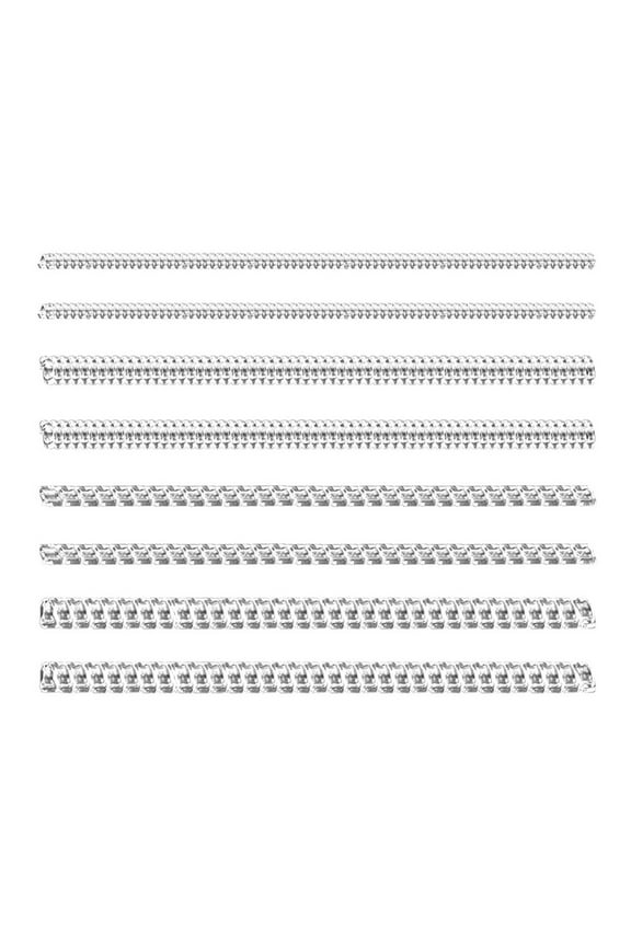 Set of 8 Rings Size Reducer Tool Spirals Spring Flexible Tightener Nonslip Rings Fitter Inserts Jewelry Resizing Tool