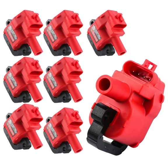 UF192 Coil Packs, Set of 8 Ignition Coils for Cadillac Pontiac Chevrolet GMC Workhorse V8 5.7L 8.1L