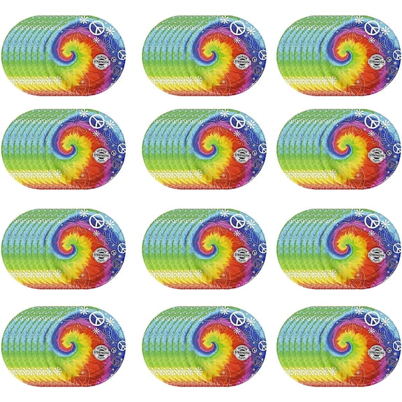 Set of 96 Summer Party Plates - 6.87" Small Plates