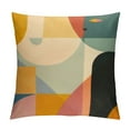 thumbnail image 1 of Set of Boho Spring Throw Pillow Covers Inch,Colorful Geometric Cushion Covers,Modern Home Decor Pillow Cases, Square Cushion Cases, 1 of 5