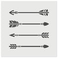 thumbnail image 1 of Set of Bow Arrow Pointers DIY Cookie Wall Craft Stencil - 11.5 Inch, 1 of 5
