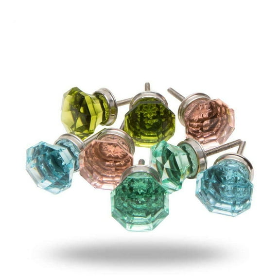 Set of Eight Summer Sea Glass Knobs