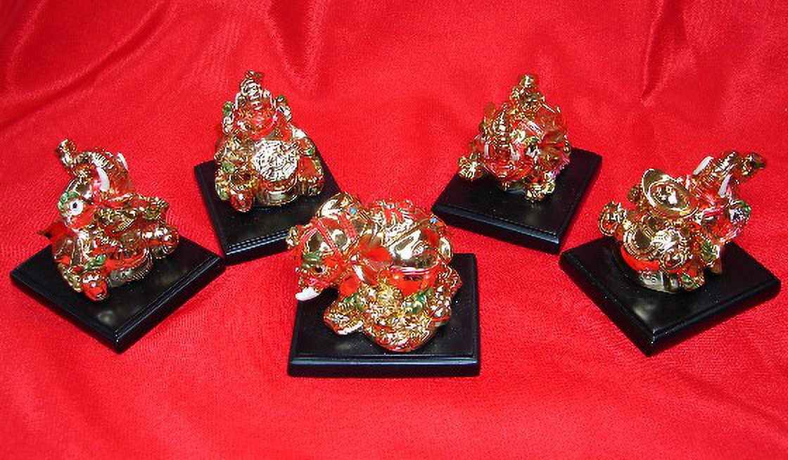 Set of Feng Shui Elephants