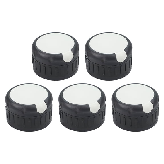 Set of Five Stylish Oven Control Knobs for All Types of For Gas Stoves