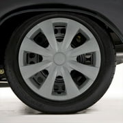 Set of Four 15 Silver Hubcap Wheel Covers for 2003-14 Toyota Corolla Push-on