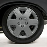 Set of Four 15 Silver Hubcap Wheel Covers for 2005-08 Toyota Corolla Push-on