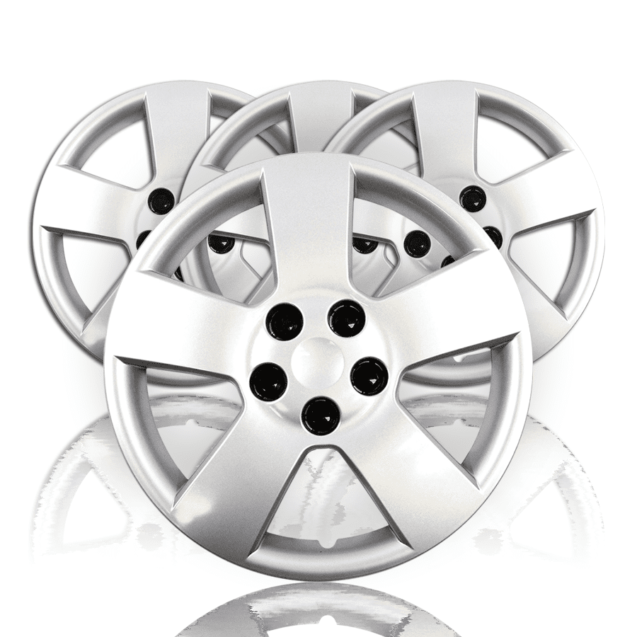 Set of Four 16" Chrome ABS Hubcap Wheel Covers for 2006-2011 Chevy HHR (Screw-on)