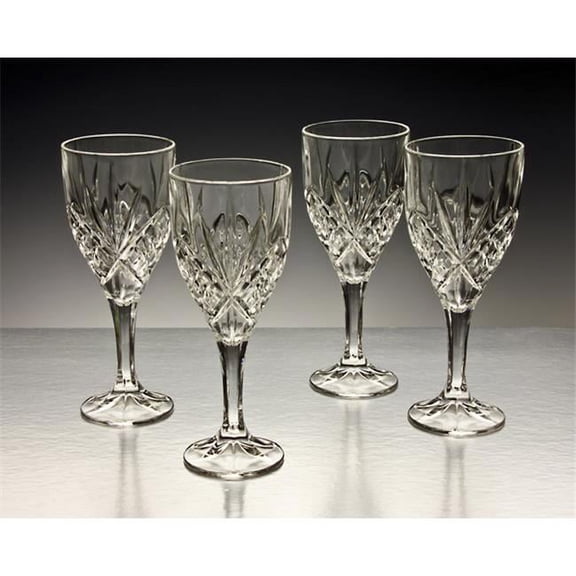 Set of Four Stemmed Dublin Goblets
