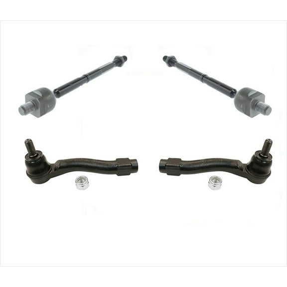 Set of Front Inner & Outer Tie Rods For 12-16 Honda CR-V