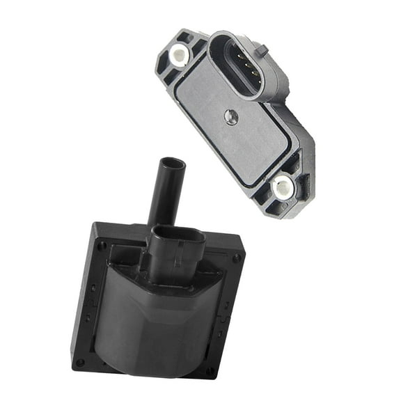 Set of Ignition Coil and Ignition Module Compatible with 2002 Chevrolet Express 2500 5.0L V6 Replacement for DR49 LX381