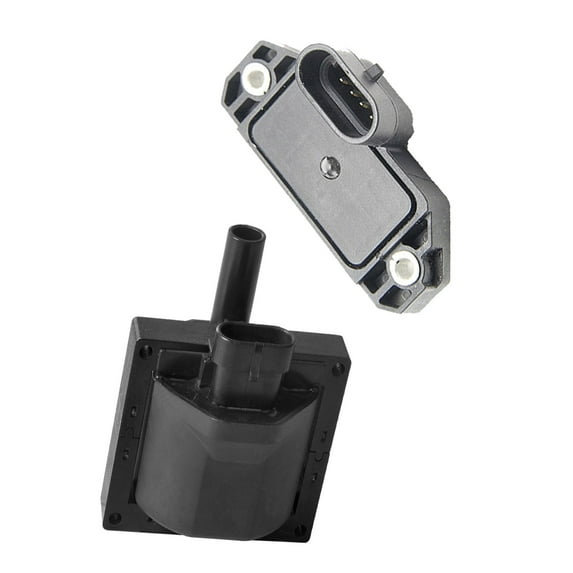 Set of Ignition Coil and Ignition Module Compatible with 2005 Chevrolet Astro 4.3L V6 Replacement for DR49 LX381