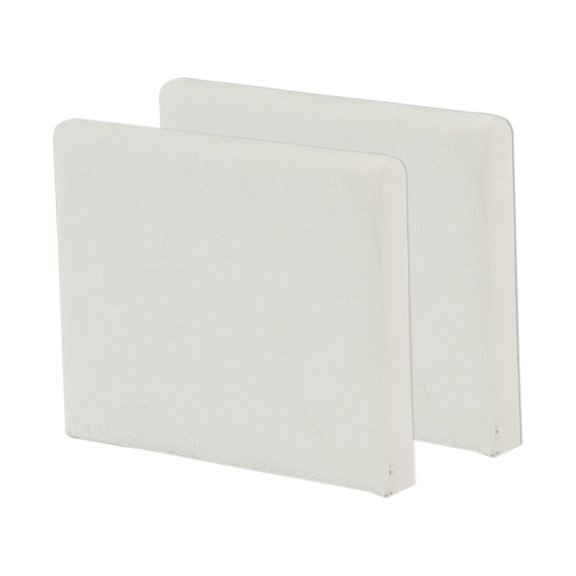 MIKIBAMA Beige Chenille Sofa Side Arm Components for Modern Sofas