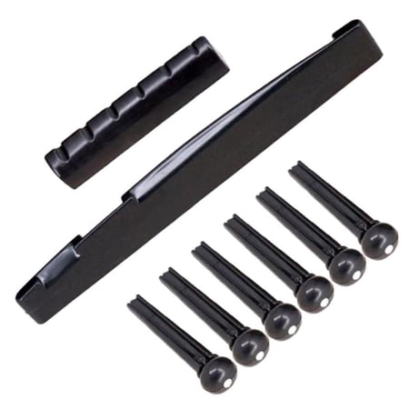 Set of Professional Guitar Bridge Pins Saddle Nut Tool for Acoustic Guitar Parts Musical Instrument Accessory