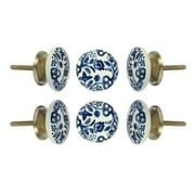 Set of Six Beckenham Ceramic Cabinet Knobs by Trinca-Ferro