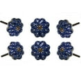 thumbnail image 1 of Set of Six Ceramic Gavea Cabinet Knobs by Trinca-Ferro, 1 of 8