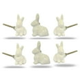 thumbnail image 1 of Set of Six Ceramic Rabbit Cabinet Knobs by Trinca Ferro, 1 of 8