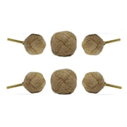 Set of Six Jute Knobs by Trinca-Ferro