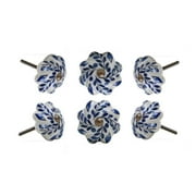 Set of Six Nindar Ceramic Knobs by Trinca-Ferro