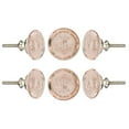 thumbnail image 1 of Set of Six Pink Bubble Glass Cabinet Knobs by Perilla Home, 1 of 9