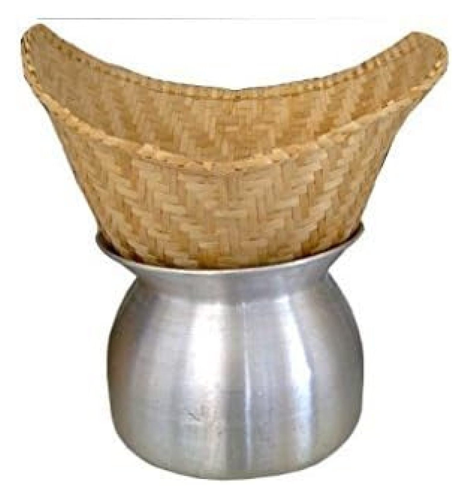 Set of Sticky Rice Steamer Pot and Basket Cook Kitchen Cookware Tool