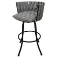 thumbnail image 1 of Set of Three (3) Metalona Counter 26" Metal Bar Stools - Mojave Grey - Black, 1 of 3