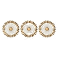 thumbnail image 1 of Set of Three Gold Sunburst Leaf Wall DÃ©cor, 1 of 3