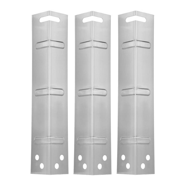 Set of Three Stainless Steel Heat Plates for 3 burner Exp ert Grill Model