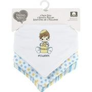 Set of Three Triangle Bibs, Blue/Yellow by Precious Moments