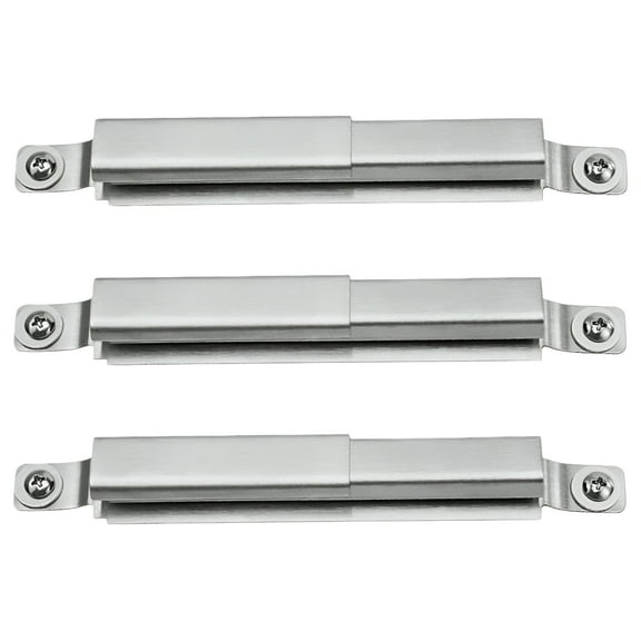 Set of Three Universal Adjustable Crossover Channel for Gas Grill Models from Charbroil and Nexgrill Gas Grill Models