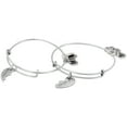 thumbnail image 1 of Set of Two Best Friends Charm Energy Bangles, 1 of 4