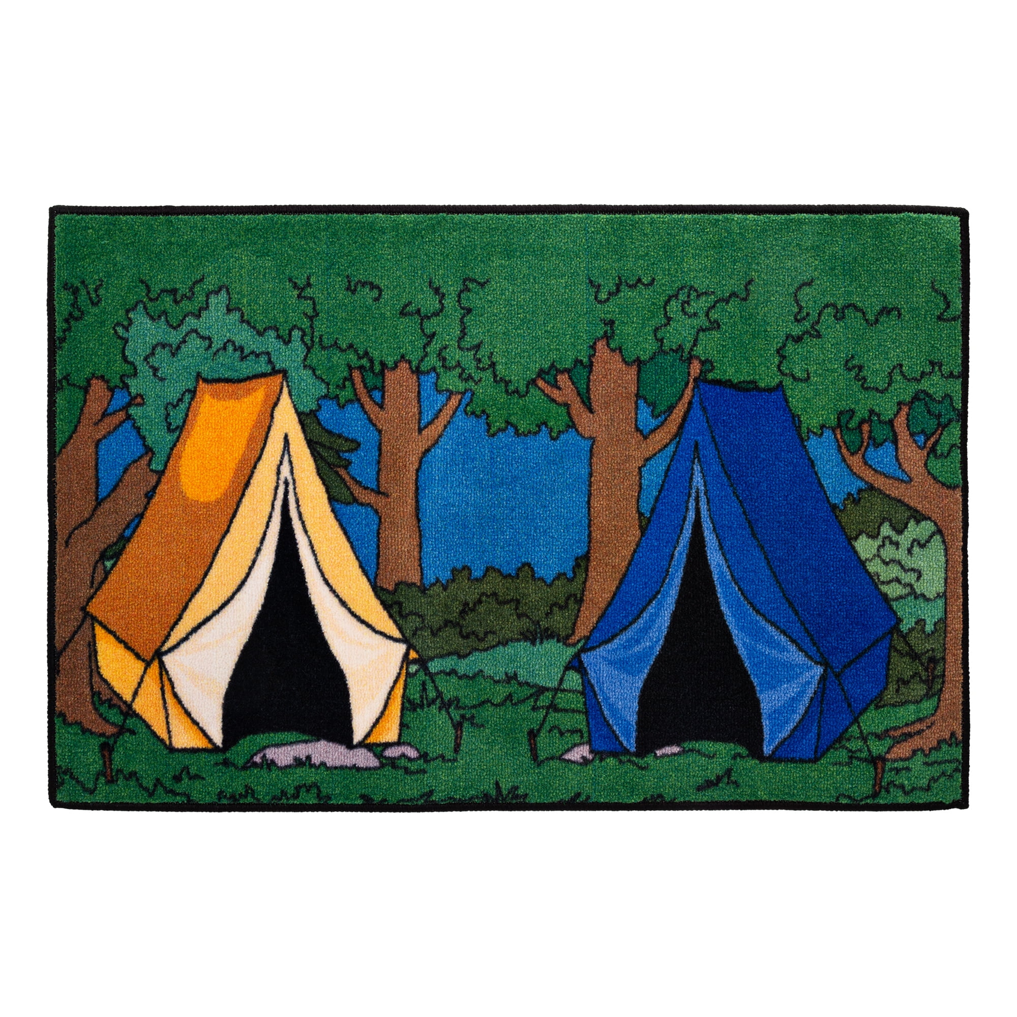 Set of Two Buddy Time Kids Rugs for Childrens Bedroom, Classroom and ...