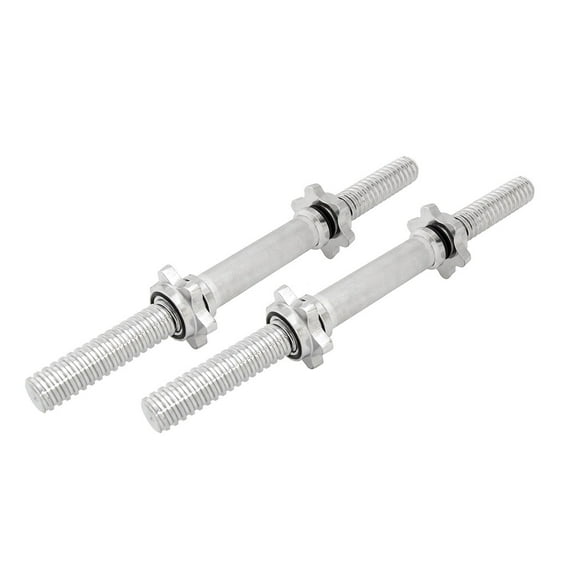 Set of Two Dumbbell Bars Only With Star Collars