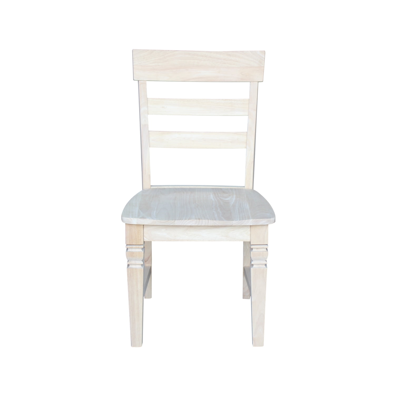 International Concepts C-19P Traditional Java Chair with Solid Wood ...