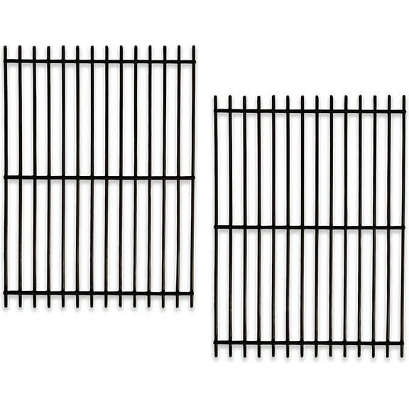 Set of 2 Porcelain Coated Cooking Grids for Master Cook 3 Burner Gas Grill, Master Cook Grill Replacement Parts, 15 11/16" x 10 1/2 Cooking Grate